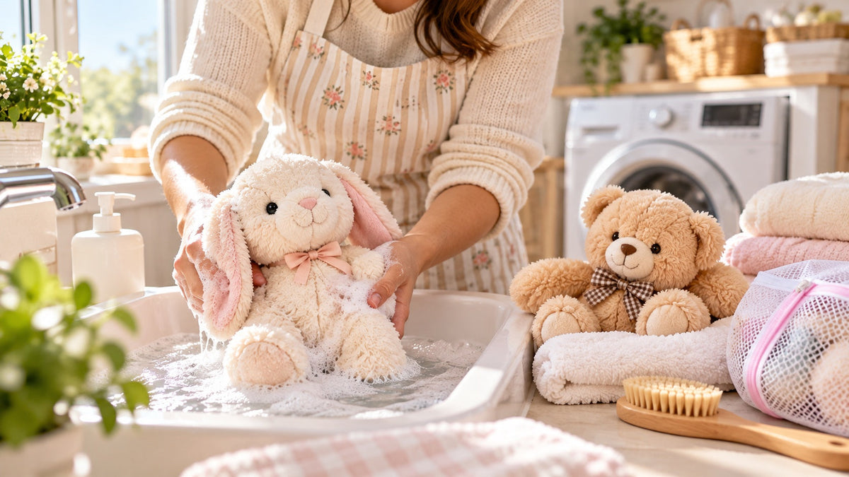 Cómo lavar un peluche sin arruinarlo: a mano y en lavadora
