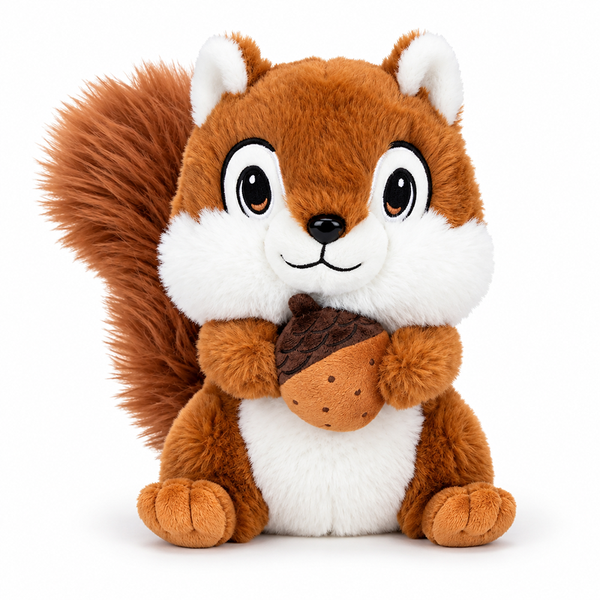 Peluche Ardilla con Bellota 25 cm
