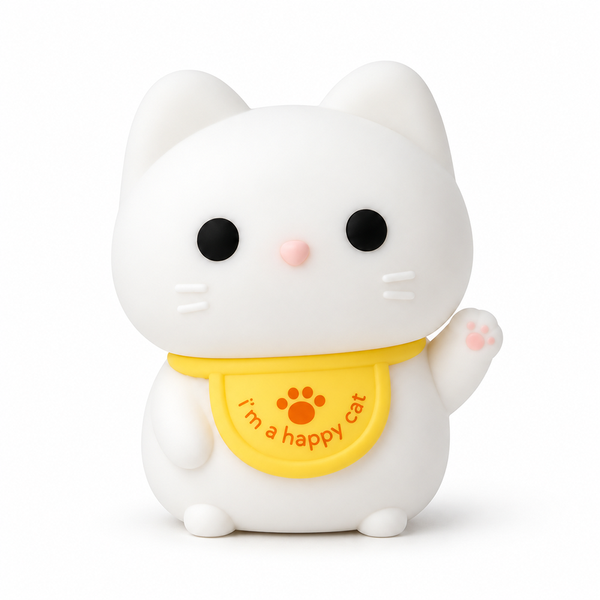 Lámpara Gato Maneki Neko Espanta Cuco Recargable