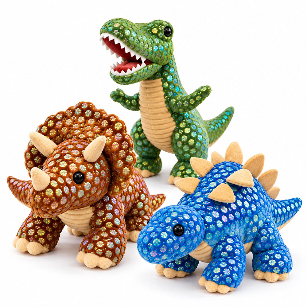 Peluches Dinosaurio - Pack 3 unidades