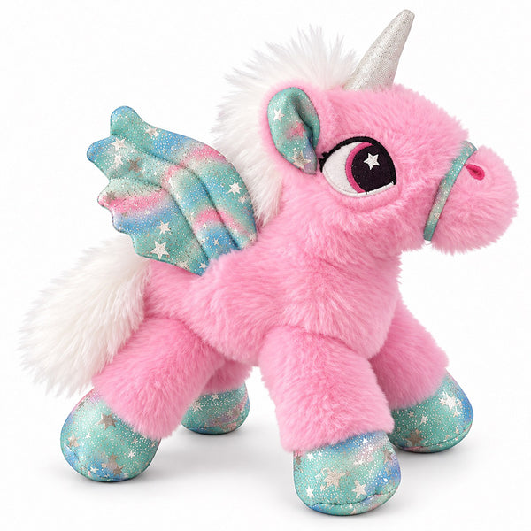 Peluche Unicornio Rosado 30 cm