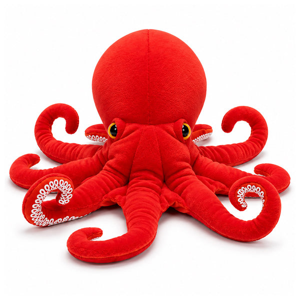 Peluche Pulpo Rojo 40 cm